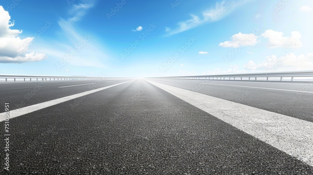 Fototapeta premium Close-up,Empty asphalt road highway background