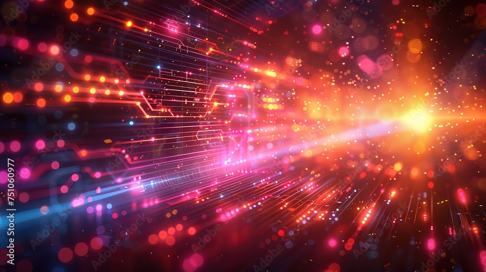 Modern technological design. Abstract high-tech background with arrows and glowing lines. Vector illustration for a banner or presentation on the theme of technology, science, and medicine Modern technological design. Abstract high-tech background with arrows and glowing lines. Vector illustration for a banner or presentation on the theme of technology, science, and medicine
