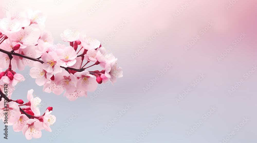 Fototapeta premium Floral background, spring concept