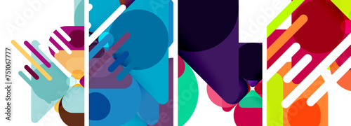 Geometric elements abstract backgrounds for wallpaper, business card, cover, poster, banner, brochure, header, website