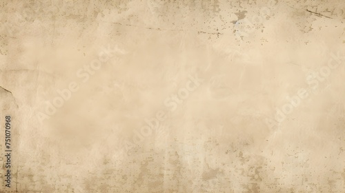 Aged Grunge Texture: Vintage Beige Surface with Stains and Scratches