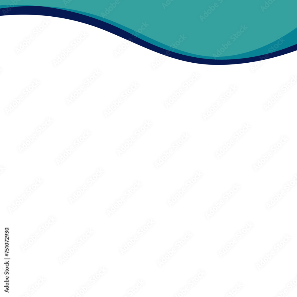Obraz premium Header Vector Shape Wave