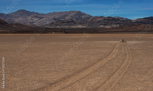 Double Track at Death Valley Racetrack