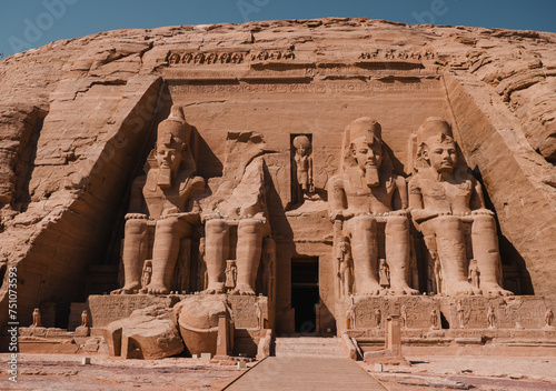 Temple of Ramses II in Egypt photo