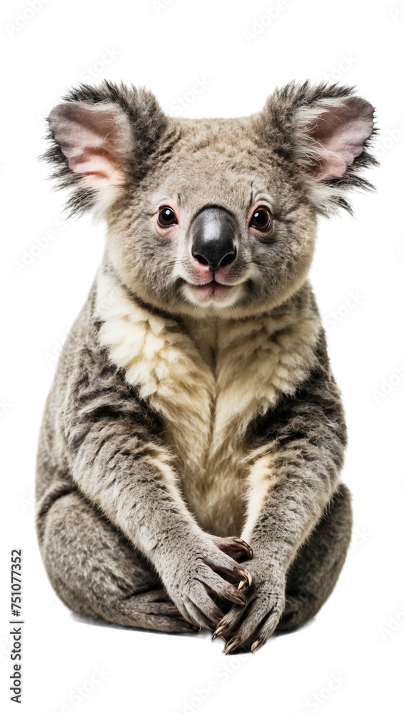 Fototapeta premium Koala isolated on transparent background