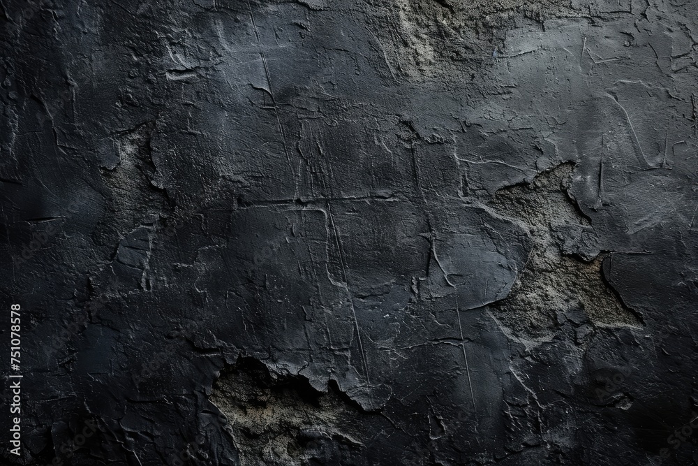 Fototapeta premium Old wall texture cement dark black gray background