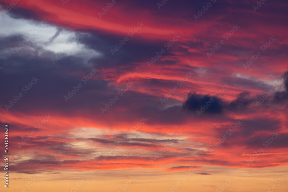 Sky in the sunset Sky in the sunset