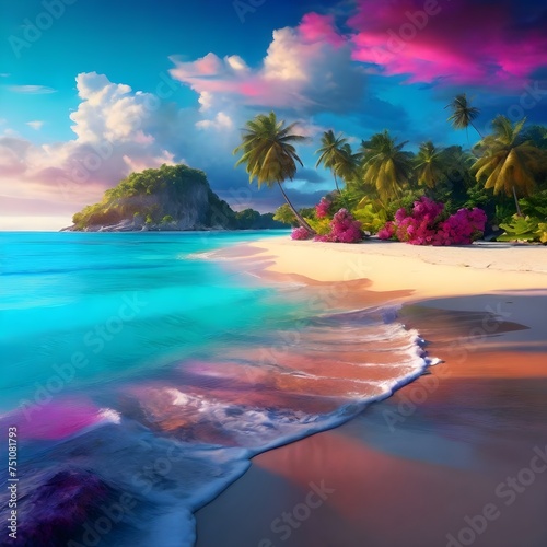 Beautiful natural beach background