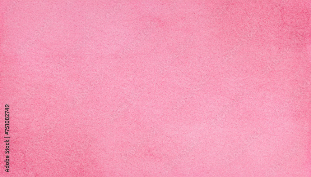 Fototapeta premium Pink Watercolor Paper texture background, kraft paper horizontal with Unique design of paper, Soft natural paper style For aesthetic creative design