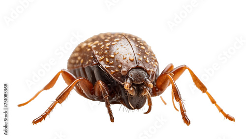 Mite isolated on transparent background