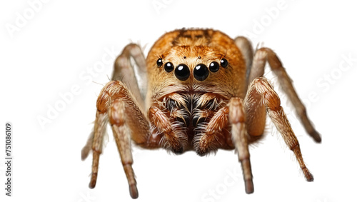 Spider isolated on transparent background photo