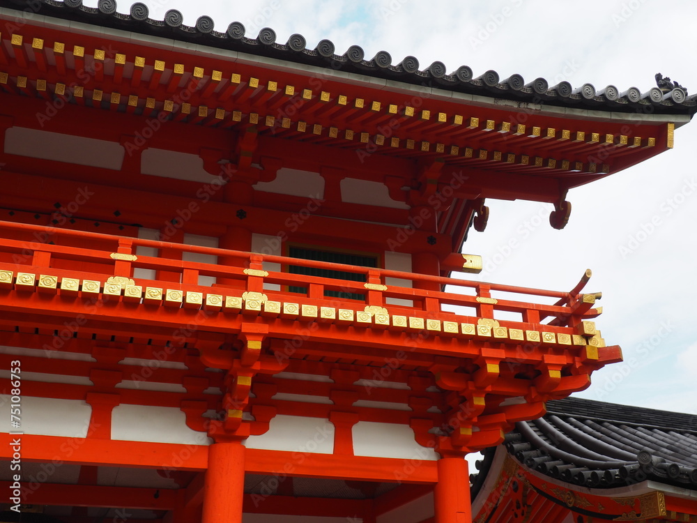 Red Majesty: Yasaka-jinja Shrine in Kyoto image of the Yasaka-jinja Shrine, a red shinto shrine in Kyoto, Japan Red Majesty: Yasaka-jinja Shrine in Kyoto image of the Yasaka-jinja Shrine, a red shinto shrine in Kyoto, Japan