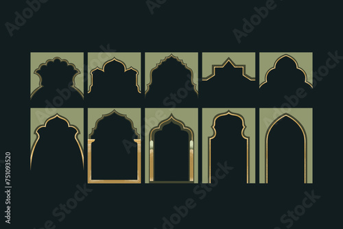 Islamic Frame Border Illustration Collection