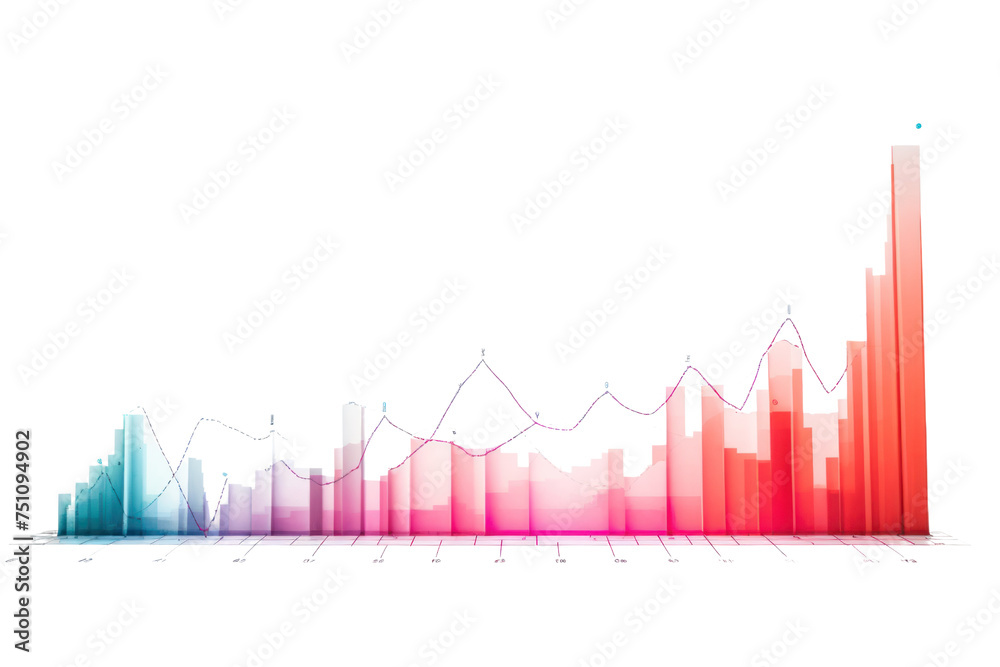 Finance:Growth graph icon. Simple icon, clear meaning. Focus on bright colors Represents wealth, success, isolated on transparent background. Finance:Growth graph icon. Simple icon, clear meaning. Focus on bright colors Represents wealth, success, isolated on transparent background.