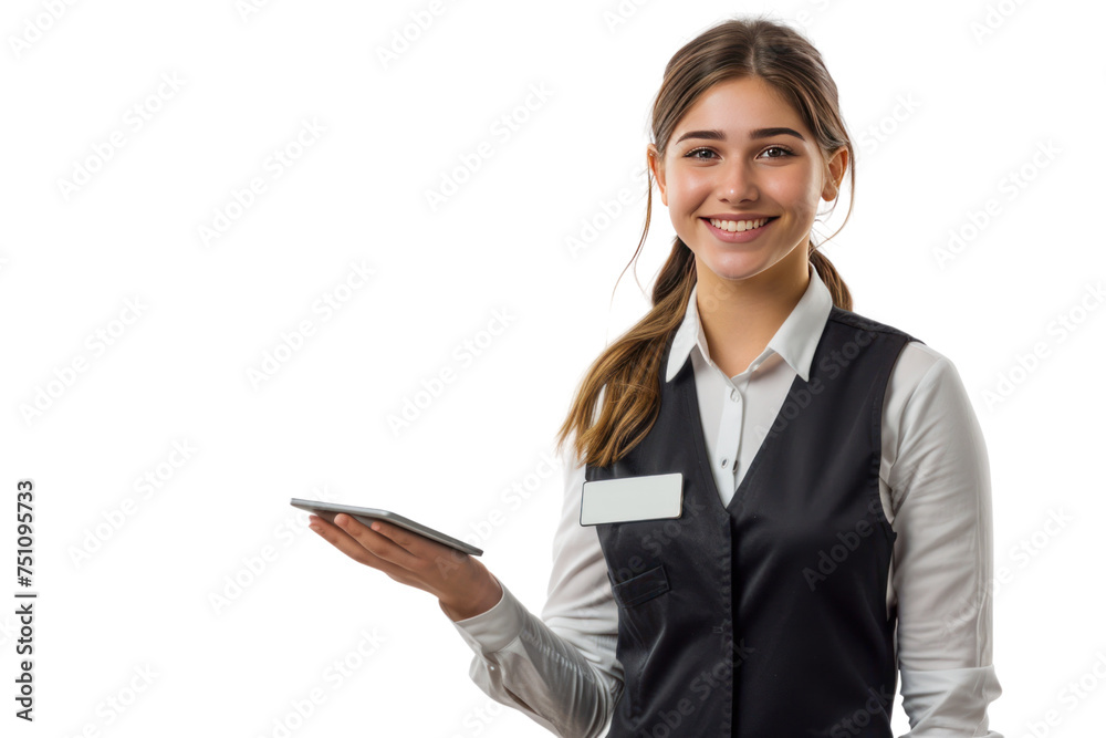 happy male salesman looking at the camera to welcome a customer. Young executive smiling at camera, businessman offering professional business services holding digital tablet happy male salesman looking at the camera to welcome a customer. Young executive smiling at camera, businessman offering professional business services holding digital tablet