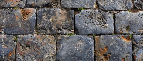 Paving slabs stone blocks. Sett. Texture.