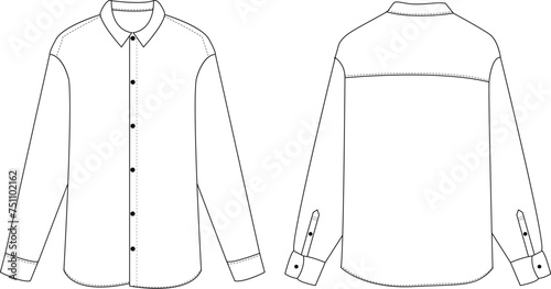 vector shirt full sleeve 