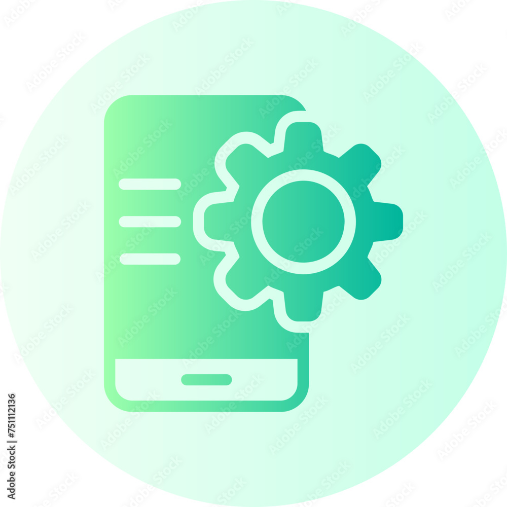 smartphone gradient icon smartphone gradient icon