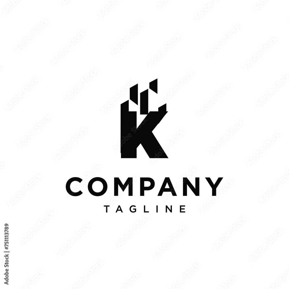 Letter K Building logo icon vector template eps Letter K Building logo icon vector template eps