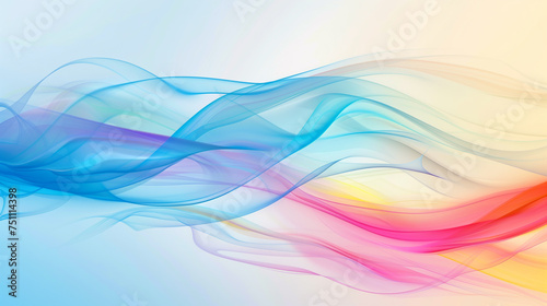  spectrum of hues in abstract wave. © Kalum27