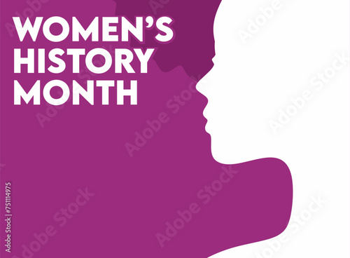 Women's History Month March 2024 © americandigi