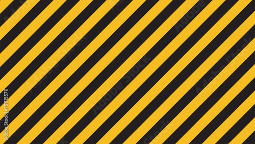 Yellow line stripes seamless pattern background vector image