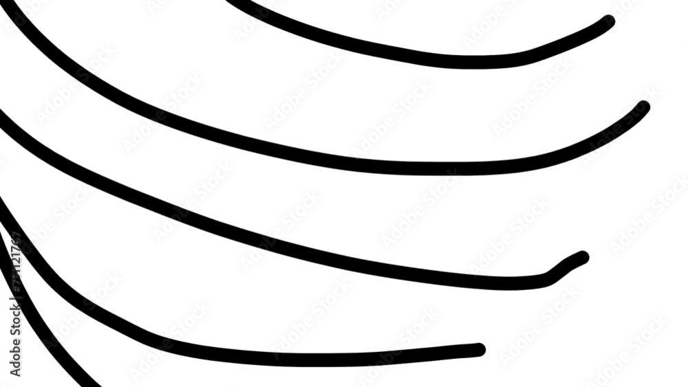 The animated texture consists of horizontal lines with a curving shape.