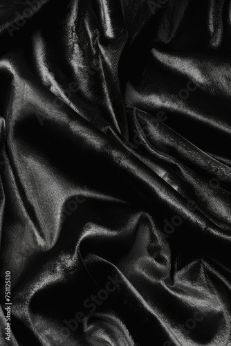 Background Texture Pattern in the Style of Black Color Vintage Velvet - A retro-inspired soft touch with a luxurious sheen created with Generative AI Technology