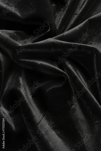 Background Texture Pattern in the Style of Black Color Vintage Velvet - A retro-inspired soft touch with a luxurious sheen created with Generative AI Technology