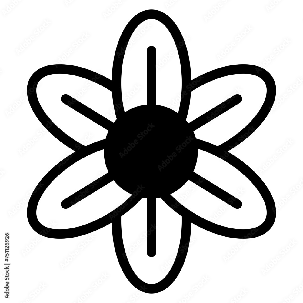 Obraz premium flower icon