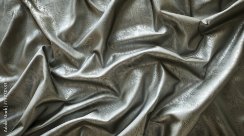 Background Texture Pattern in the Style of Silver Color Vintage Velvet - A retro-inspired soft touch with a luxurious sheen created with Generative AI Technology