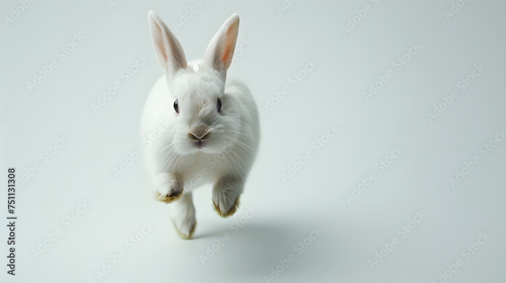 Obraz premium A rabbit on a white background