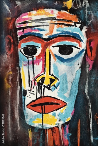 abstract portrait of a man