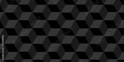  Abstract cubes geometric tile and mosaic wall or grid backdrop hexagon technology wallpaper background. Black and gray geometric block cube structure backdrop grid triangle texture vintage design.