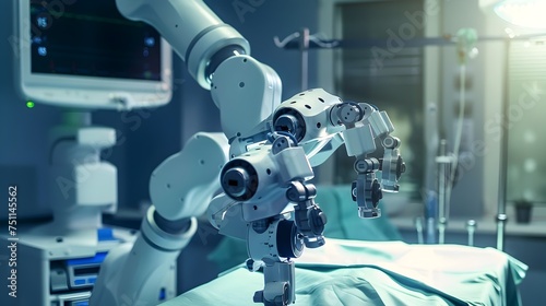 Robotic Surgery in a Futuristic Hospital, To showcase the integration of robotics and technology in modern healthcare, and the impact it has on