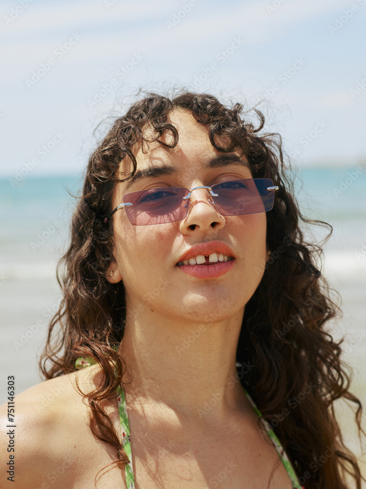 Coastal Confidence: Real Woman with teeth gap Coastal Confidence: Real Woman with teeth gap