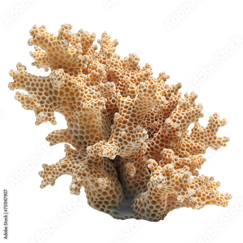 coral on transparent background
