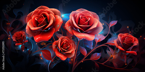red roses on black  Red rose background Free Photo HD 8K wallpaper Stock Photographic Image 
