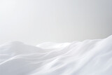 A soft, flowing expanse of white fabric background. 