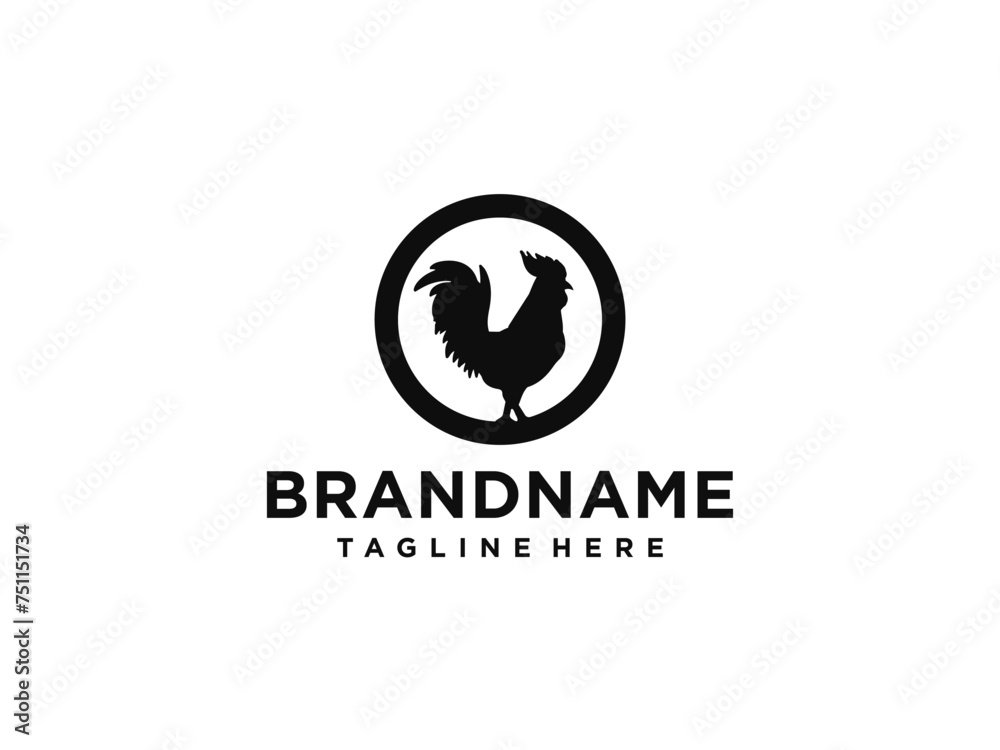 Amazing rooster logo design vector. rooster chicken logo design Amazing rooster logo design vector. rooster chicken logo design