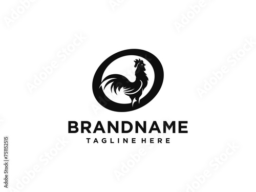 Amazing rooster logo design vector. rooster chicken logo design