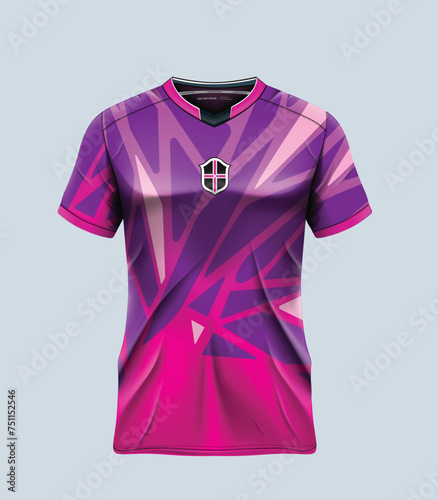 Sports t-shirt jersey design concept vector, sports jersey concept with front view. New Cricket Jersey design concept for soccer, Badminton, Football and volleyball