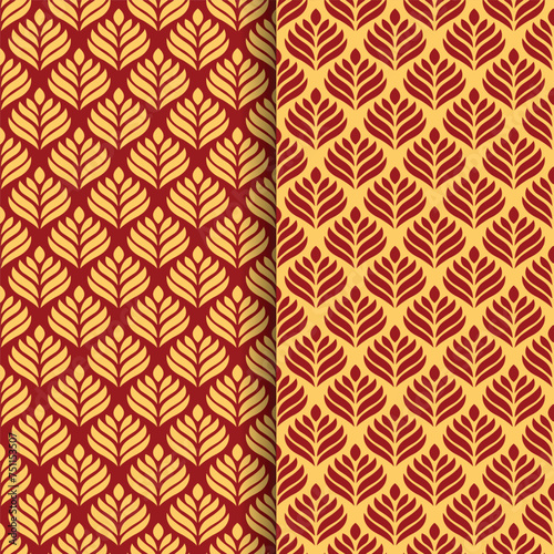 Vector illustration of abstract fabric repeat pattern texture