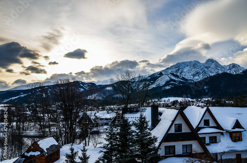 winter mountain landscape