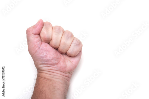 Фотография Closed Fist: Symbol of Determination and Resolve