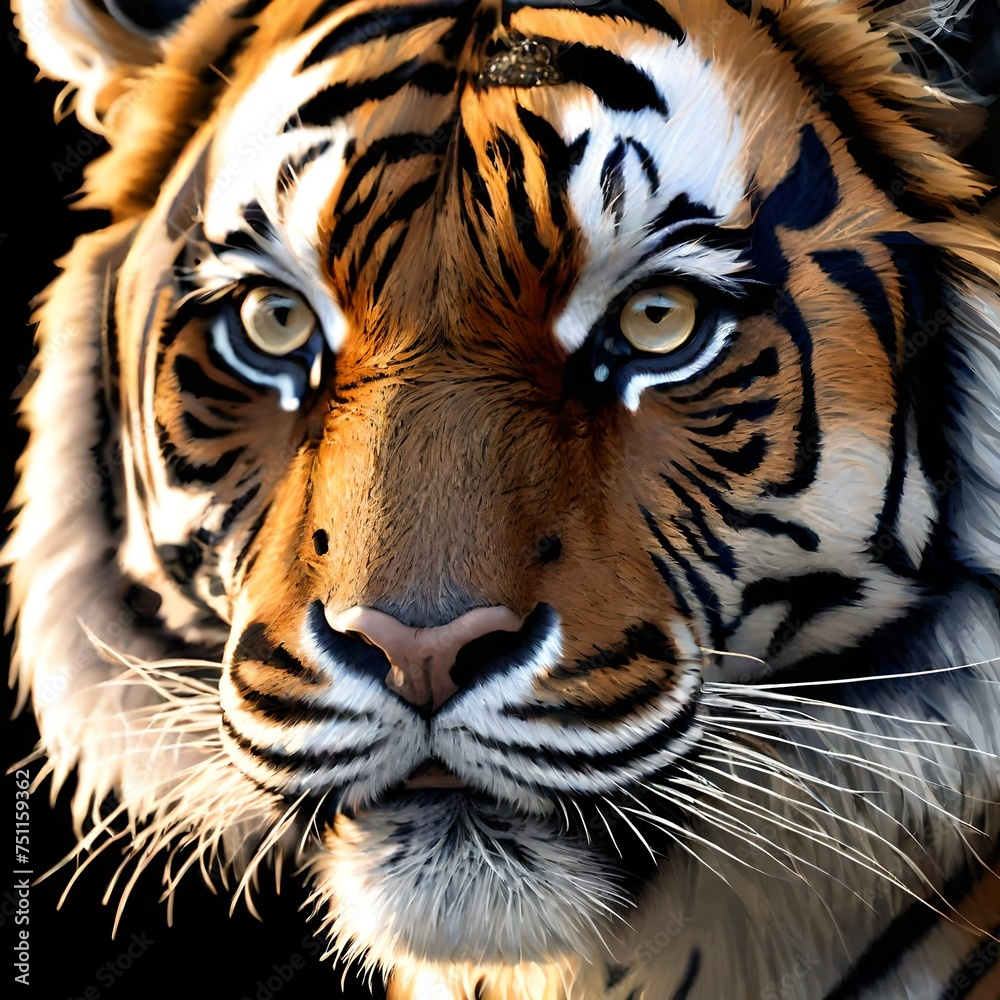 portrait of a tiger