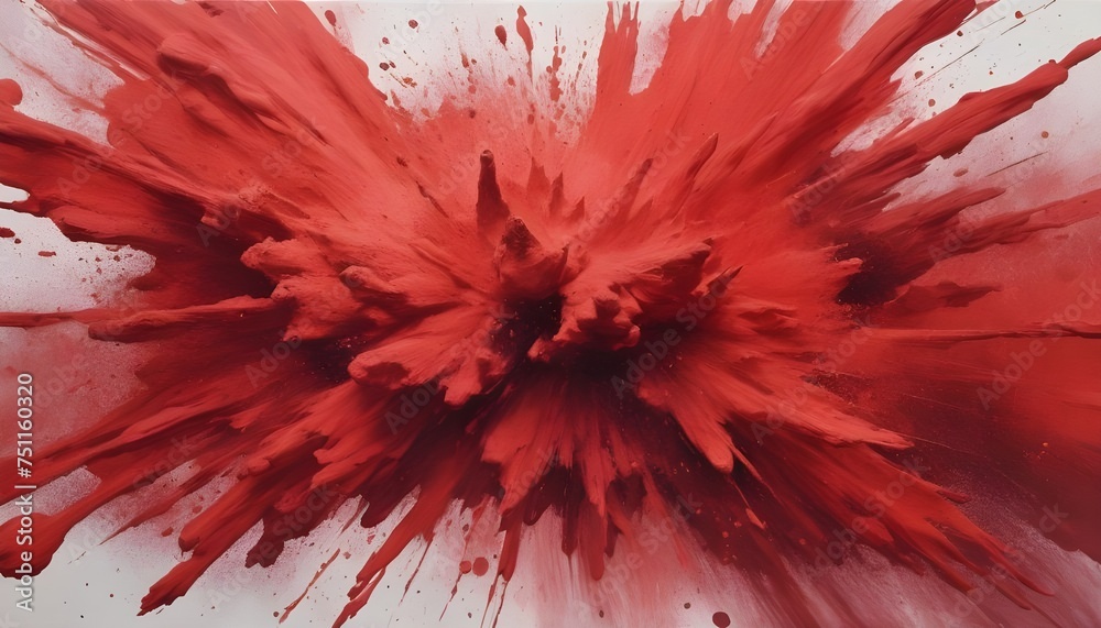 transparent red powder explosion effect transparent red powder explosion effect