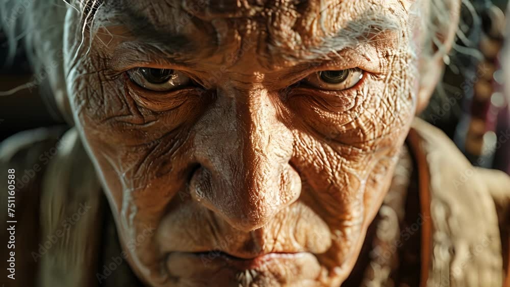 A wise and elderly samurai imparts his knowledge and experience to a young apprentice his face etched with wrinkles and his eyes full of wisdom. A wise and elderly samurai imparts his knowledge and experience to a young apprentice his face etched with wrinkles and his eyes full of wisdom.