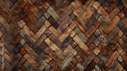 Background Texture Pattern in the Style of Rustic Tweed - A cozy, textured pattern with earthy tones created with Generative AI Technology