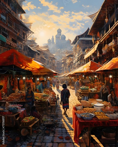 the picturesque market